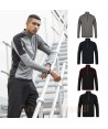 Sudadera de media cremallera con detalles a contraste para adulto