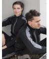 Sudadera de media cremallera con detalles a contraste para adulto
