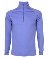 Sudadera fina de media cremallera transpirable para adultos color violeta