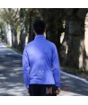 Sudadera fina de media cremallera transpirable para adultos color violeta