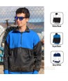 Sudadera bicolor deportiva con cremallera para adulto