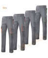 Pantalón bicolor multibolsillos con amplio tallaje