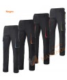 Pantalón bicolor multibolsillos con amplio tallaje