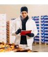 Casaca alimentaria acolchada para alimentación