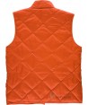 Chaleco acolchado para alimentación color naranja