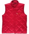 Chaleco acolchado para alimentación color rojo