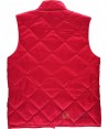 Chaleco acolchado para alimentación color rojo