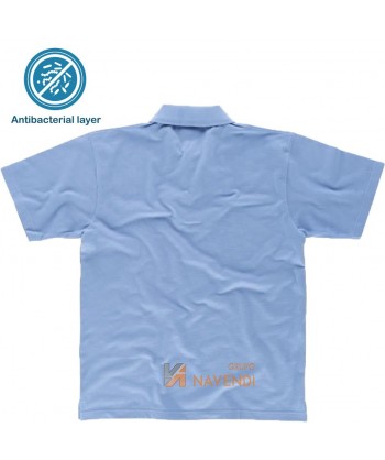 Polo transpirable, antibacteriano de manga corta