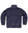 Chaqueta polar con dos bolsillos laterales con cremallera color azul marino