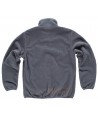 Chaqueta polar con dos bolsillos laterales con cremallera color gris
