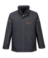 Parka impermeable con capucha y forro Insulatex color negro