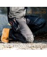 Pantalón multibolsillos de algodón grueso con refuerzos