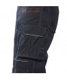 Pantalón multibolsillos de algodón grueso con refuerzos