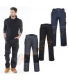 Pantalón bicolor, grueso multibolsillos con refuerzos