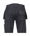 Pantalón multibolsillos de algodón grueso con refuerzos