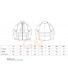 Chaqueta softshell bicolor alta visibilidad con capucha