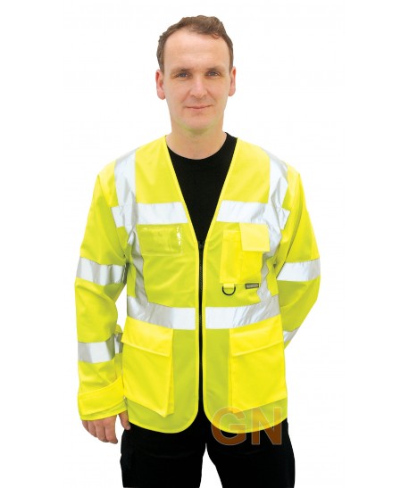 Chaqueta alta visibilidad ultra ligera de poliéster