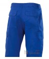 Pantalón elástico multibolsillos bicolor  alta visibilidad
