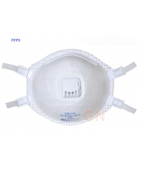 Mascarilla profesional con válvula desechable tipo -FFP3 NR-