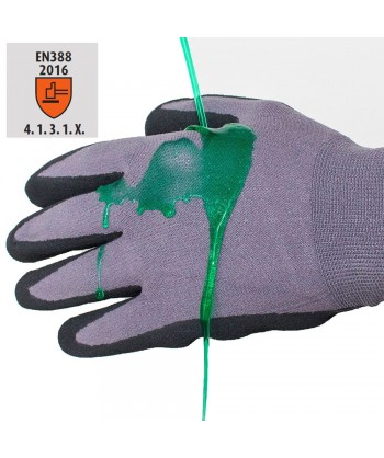 Guante hidrorepelente de Nylon y espuma de nitrilo