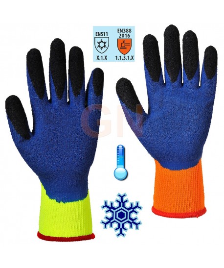 Guante grip térmico de látex para frío extremo