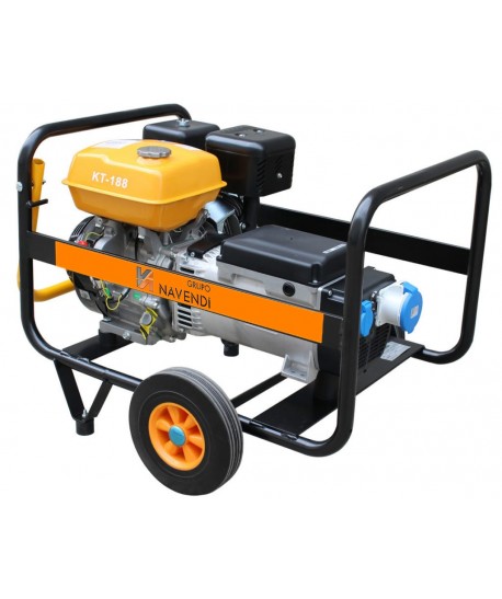 Grupo electrógeno con motor Kiotsu a gasolina da 230 V / 8 KVA/6.400W