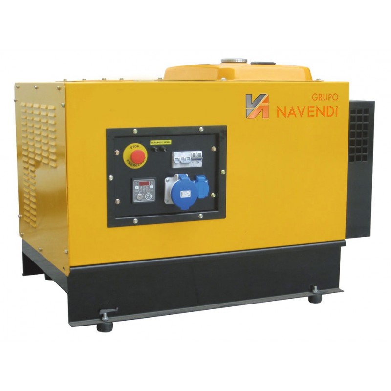 Grupo electrógeno insonorizado a gasolina a 230V / 8KVA/6.400W
