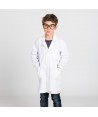 Bata blanca de laboratorio para niños
