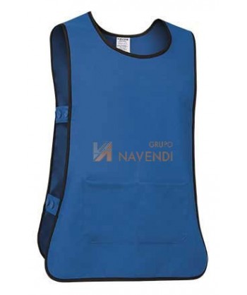 Casulla ajustable con bolsillos color royal