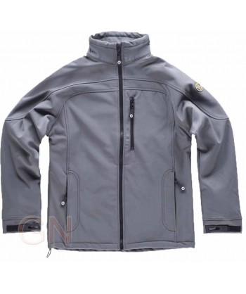 Chaqueta Softshell de triple capa gris