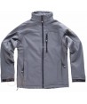 Chaqueta Softshell de triple capa gris
