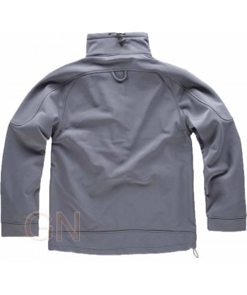 Chaqueta Softshell de triple capa gris