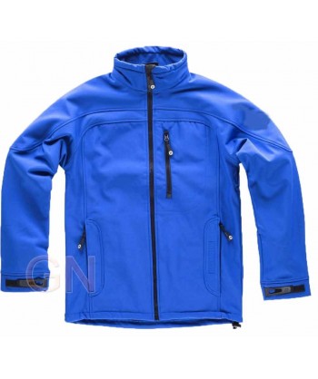 Chaqueta Softshell de triple capa azulina