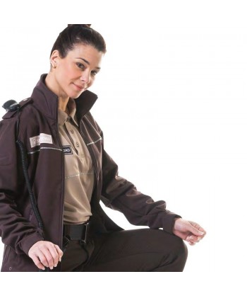 Chaqueta con tejido Softshell de triple capa para personal de seguridad