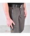 Pantalón  con tejido Softshell de triple capa para personal de seguridad color marrón