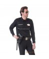 Polo transpirable y antibacteriano de manga larga para vigilantes de seguridad