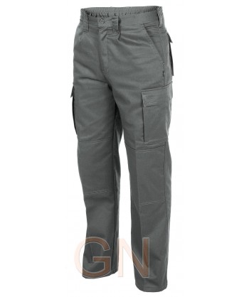 Pantalones multibolsillos con refuerzos. Muy fuertes grises