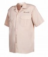 Camisa uniforme de vigilante para verano color beige