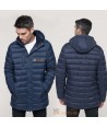 Parka deportiva acolchada con capucha
