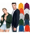 Sudadera con capucha y cierre cremallera