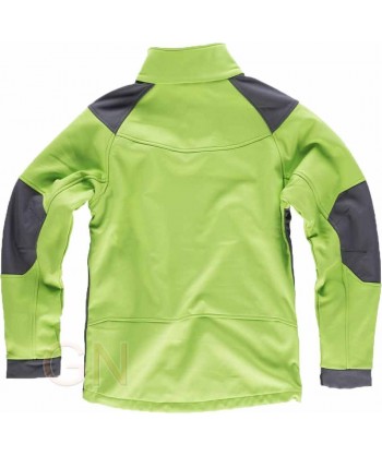 Chaqueta Softshell bicolor de triple capa corte deportivo