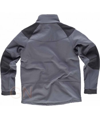 Chaqueta Softshell bicolor de triple capa corte deportivo
