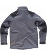 Chaqueta Softshell bicolor de triple capa corte deportivo
