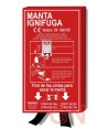Manta ignífuga de fibra de vidrio apaga fuegos