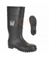 Bota de agua de seguridad alimentaria de PVC  S5 SRC color negro