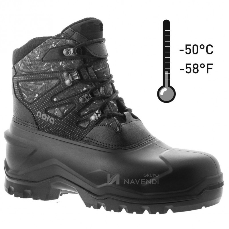 Bota de agua de caña baja forrada, S5 WRU SRC E A (-50ºC)