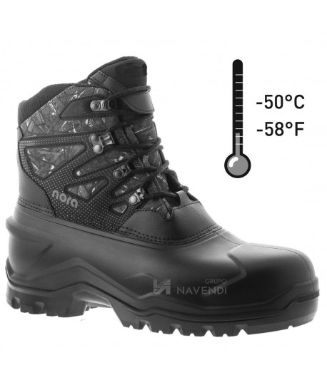Bota de agua de caña baja forrada, S5 WRU SRC E A (-50ºC)