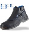Bota de seguridad especial soldadura con hebilla de fácil desprendimiento.