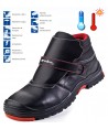 Bota de seguridad especial suelos fríos o calientes con suela de nitrilo S3.