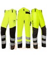Pantalón de alta visibilidad para motosierras Clase 1
